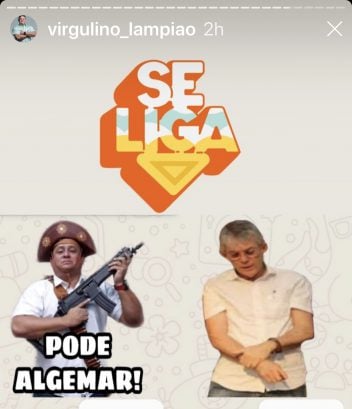 Nas redes sociais, Virgulino faz chacota com a prisão do ex-governador 