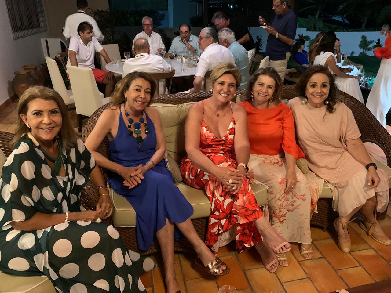 Rose Varella, Maruska Alencar Santos, Adriana Cirne, Márcia Marinho Coelho e Rosana Melo