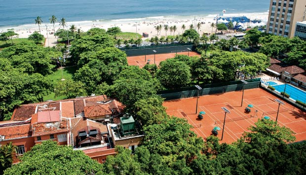 Imagem aérea do Country em Ipanema, RJ