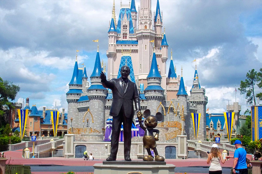 A Disney em Orlando, EUA