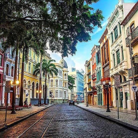 Rua Bom Jesus no Centro de Recife, a terceira mais linda do mundo... merece!!