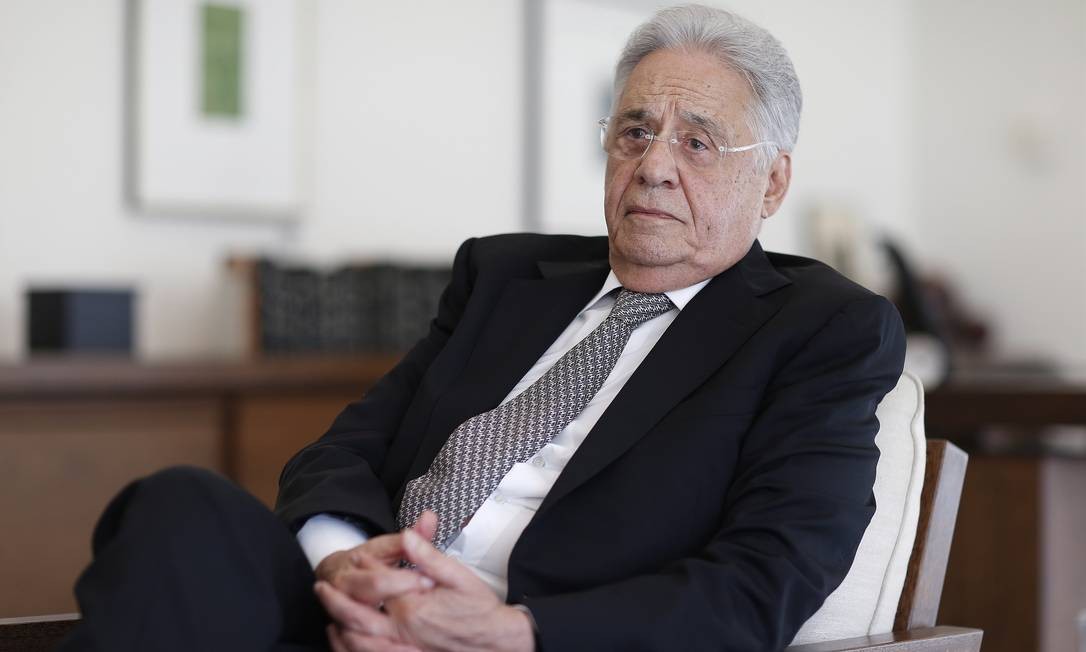 O ex-presidente do Brasil Fernando Henrique Cardoso nos 34 anos do Roda Viva