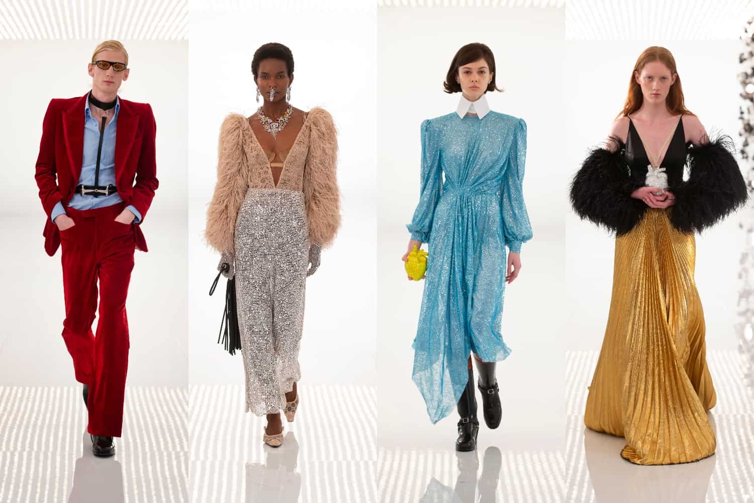 Coleção Aria by Gucci, inspirada no luxo dos anos 60 e 70