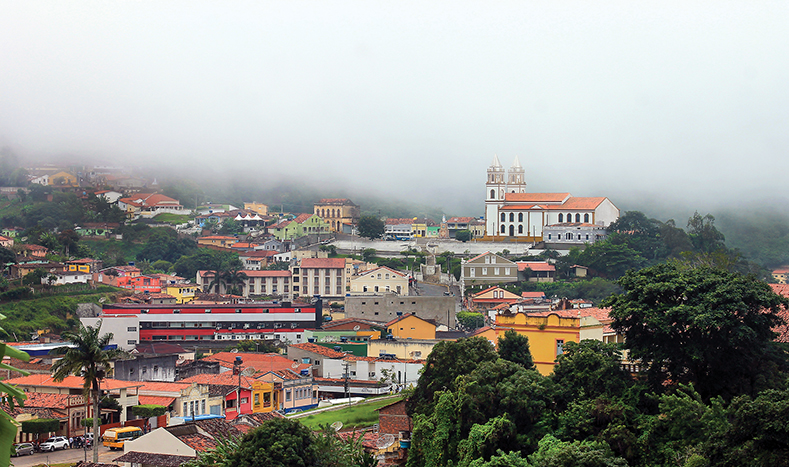 Vista da aprazível Bananeiras, na adorável Paraíba