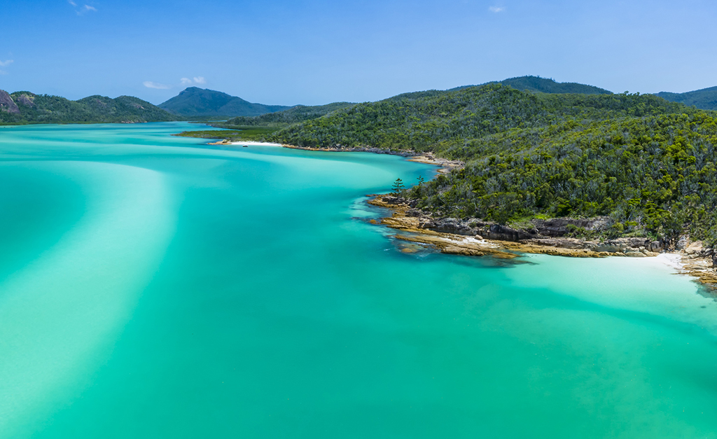 Essa é a praia eleita a mais bonita do planeta: a Praia de Whitehaven, na Austrália