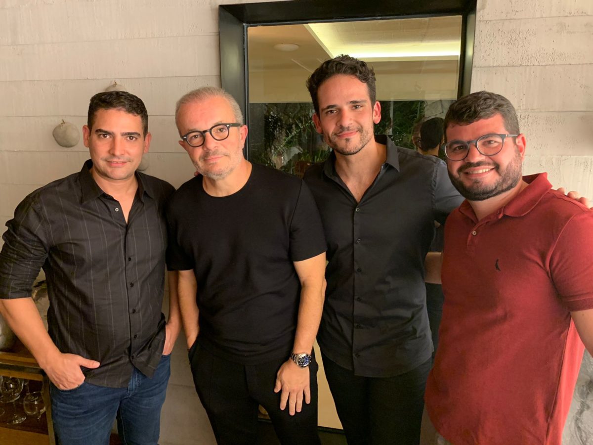 Jaerton Filho, Felipe Bezerra, André Gurgel e Pedro Barreto