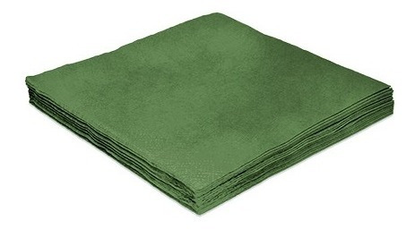 Um guardanapo de papel grande verde