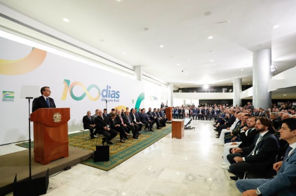 Palavras do Presidente da República, Jair Bolsonaro. Foto: Alan Santos/PR