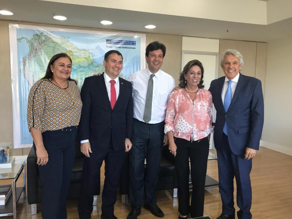 Saudade, Beto Rosado, Ministro Mandetta, Rosalba e João Maia