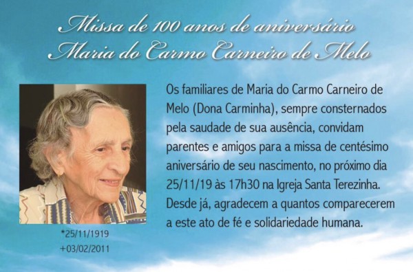 Dona Carminha - avó de Rubinho