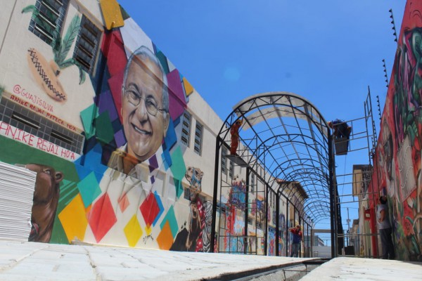 Espaço Cultural Ruy Pereira em obras de revitalização - Foto: Manoel Barbosa