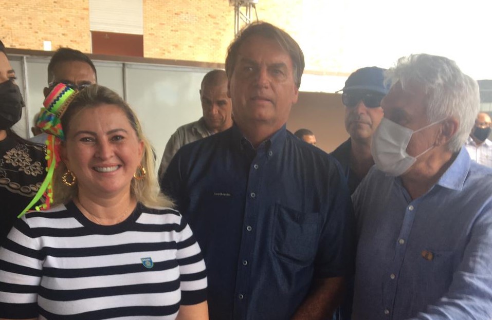 Shirley, Bolsonaro e João Maia