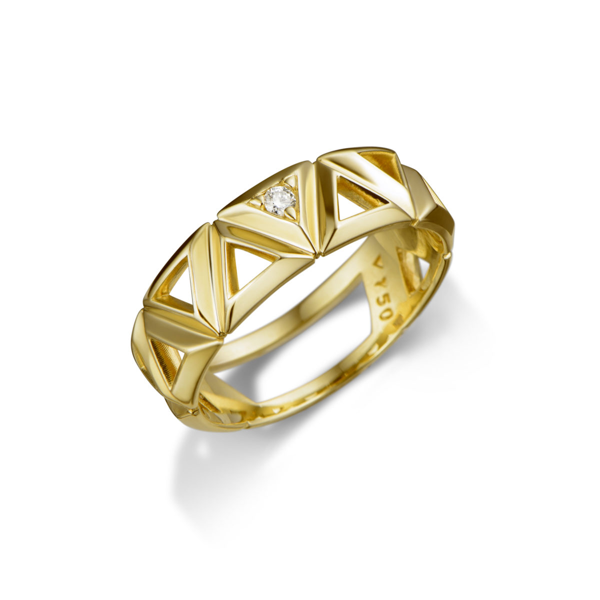 Vivara_Anel Icona Ouro Amarelo e Diamantes Grande_R$ 3.450,00